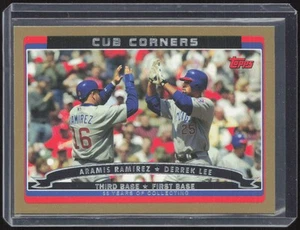 2006 Topps #655 Cub Corners (Aramis Ramirez / Derrek Lee) Gold #/2006 - Picture 1 of 2