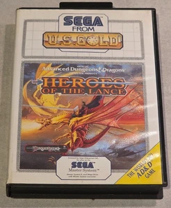 ADVANCED DUNGEONS & DRAGONS HEROES OF THE LANCE SEGA MASTER SYSTEM SN - Bild 1 von 4
