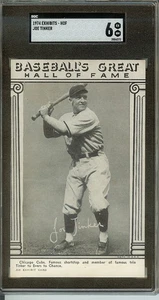 JOE TINKER 1974 EXHIBITS HALL OF FAME BASEBALL GREATS SGC 6 - Picture 1 of 1