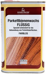 Cera di fagioli parquet liquido incolore legno cera cera pavimento cura pavimento 1 litro - Foto 1 di 9
