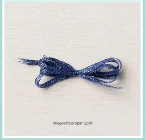 Stampin Up! Starry Sky Metallic Woven Ribbon, NEW, 10 yards, 1/8" - Picture 1 of 4