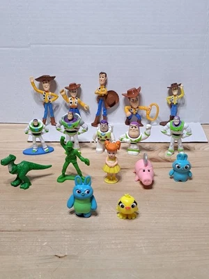 Лот из 17 фигурок Disney Toy Story игрушки топперы для торта Pixar Buzz Woody - Изображение 1 из 4