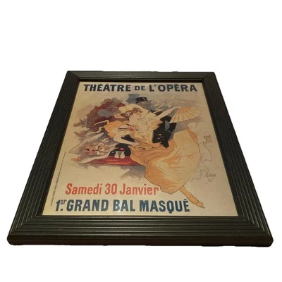Theatre De L'Opera samedi 30 janvier print framed w/ glass Crystal Art Gallery - Image 1 of 4