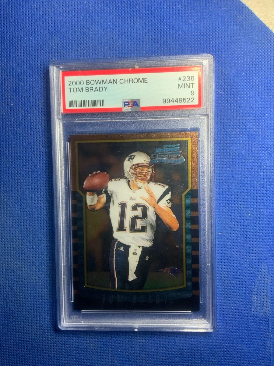 Bowman Tom Brady Rookie Football Sports Trading Cards
