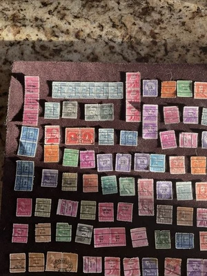 U.S. pre- canceled stamp selection, lot 112 Total Some Duplication - Image 1 of 4