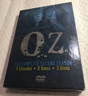 OZ Complete Second Season DVD 8 Episodes 3 Discs Prison Drama HBO 2002 series - Image 1 of 3
