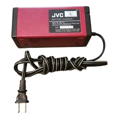 Cargador de batería JVC BB-P1U AC 120V-240V DC 9.6V 0.8A equipo de video Foto 1 de 3