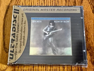JEFF BECK BLOW BY BLOW MFSL 24 KARAT GOLD CD ~ STILL FACTORY SEALED WITH J CARD Foto 1 de 4