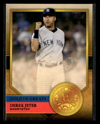 2012 Topps #GG-28 Derek Jeter Golden Greats - Image 1 of 2