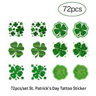 Ireland Four Leaf Clover Temporary Saint Patrick's Day Fake Tattoo Stic-i-