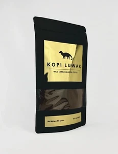 Wild Kopi Luwak Caffè 80g Chicchi Misti Esclusivo Civet Arabica Raccolto a Mano - Foto 1 di 1
