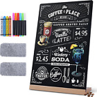 8 X 12" Chalkboard Sign, Reusable Double Sided Small Chalkboard Signs With Woode