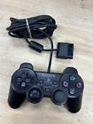 Official Sony Playstation 2 Ps2 Controller Black Scph-10010