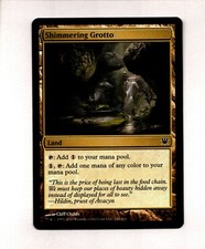 MTG Shimmering Grotto NM-  Lorwyn Magic the Gathering ~ Free Shipping ~