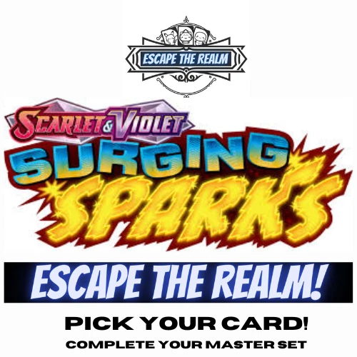 Surging Sparks - Pokemon - Complete your master set! Pick Regular / Reverse Holo - Image 1 of 1