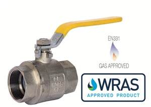 BRASS BALL VALVES NICKEL, PLATED BSP SIZES 40 BAR RATED WRAS/GAS APPROVED - Picture 1 of 1