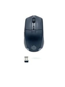 Used Original Steelseries Rival 3 Wireless Bluetooth Gaming Black Mouse for PC - Afbeelding 1 van 8