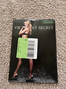 Victoria’s Secret Sheer Classic Black Stockings - Size A - Picture 1 of 3