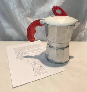 MUY RARA CAFETERA BIESSE ESTUFA 3 TAZAS MOKA CAFETERA - Imagen 1 de 9