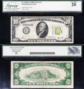 VERY NICE *SCARCE* Bold & Crisp VF 1928 C $10 Chicago FRN! LCG 20! 13104A - Picture 1 of 3