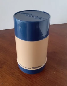 Aladdin Thermosflasche Pint Größe Weite Öffnung in einzigartigen hellbraunen & blauen Farben - Bild 1 von 6