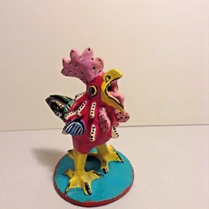 RARE Vintage "Rooster" Signed by Mexican Artist JUAN JOSE RAMOS MEDRANO 5" - Picture 1 of 7