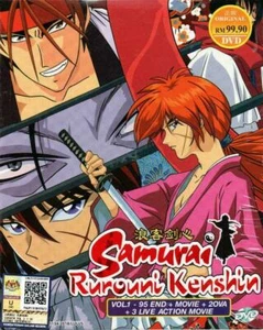 Samurai Rurouni Kenshin Vol.1-95 End + Movie + 2 OVA + 3 Live Action ENGLISH DUB - Picture 1 of 2