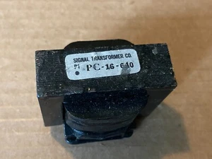 Vintage Signal Trans Co Filament Transformer 10v Ct Guaranteed PC-16-640 - Picture 1 of 9