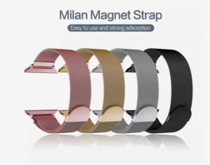Band For Apple Watch 5 4 3 2 42MM 44MM Milanese Loop Bracelet Stainless Steel - Imagen 1 de 12