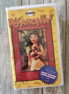 Vintage Pocahontas VHS Tape Claymation Clamshell Claymation Puppet Animation - Picture 1 of 6