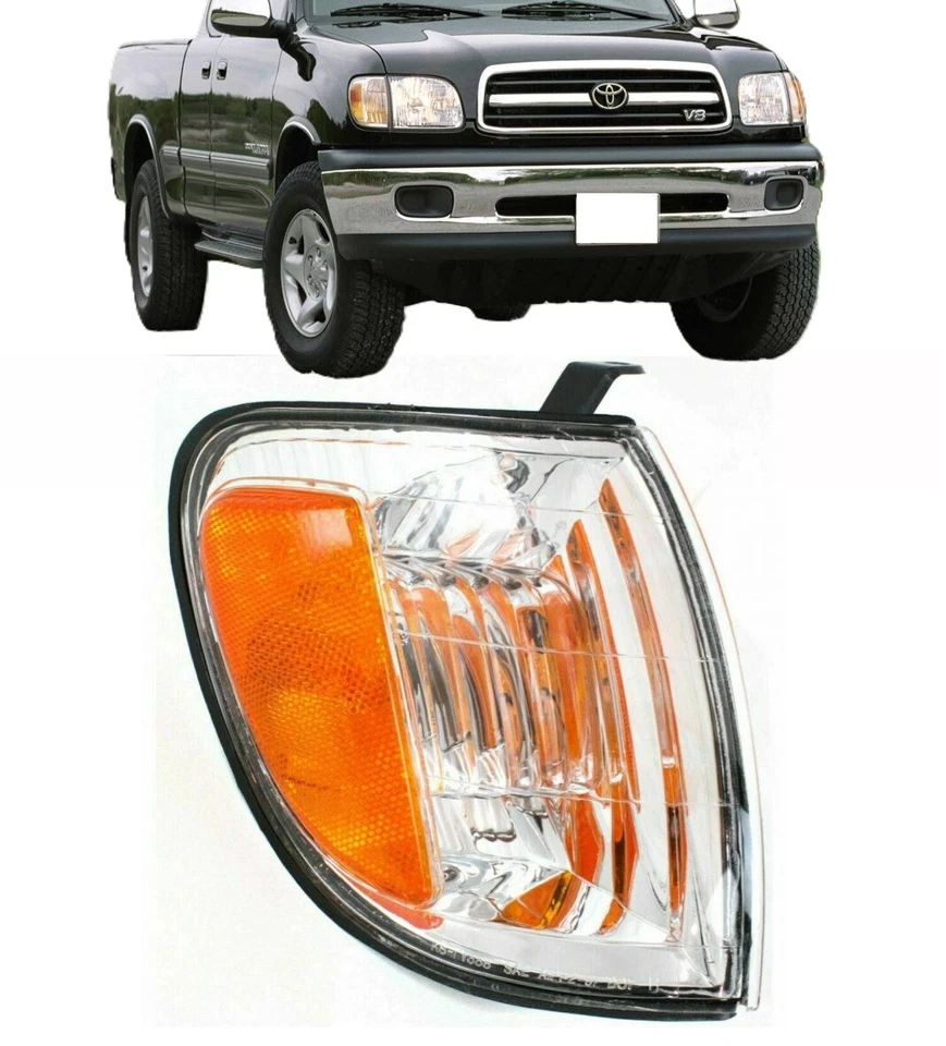 Luz intermitente lado pasajero con bombillas TO2531135 para Toyota Tundra 2000-2004 Foto 1 de 4