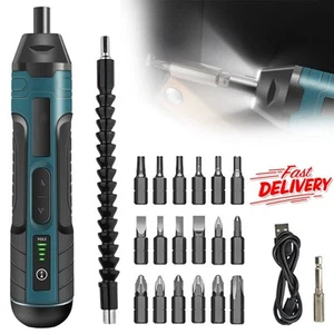 3.6V Wireless Screwdriver Drill Flashlight Lighting Small Electric Screw Driver - Picture 1 of 15
