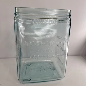 ANTICO PORTA BATTERIA DELCO LIGHT EXIDE KXG-13 VETRO BLU - Foto 1 di 16