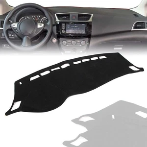 Black Dash Mat Dashboard Cover Dashmat For Nissan Sentra 2013-2018 2014 15 16 17 - Picture 1 of 11