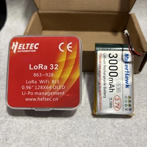 Placa HelTec Meshtastic LoRa ESP32 V3 SX1262 + Antena 915 MHz + Batería 3000 mAh + Estuche - Imagen 1 de 2