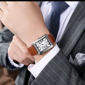 Beautiful Tank Style Men's Quartz Watch. - Picture 1 of 2