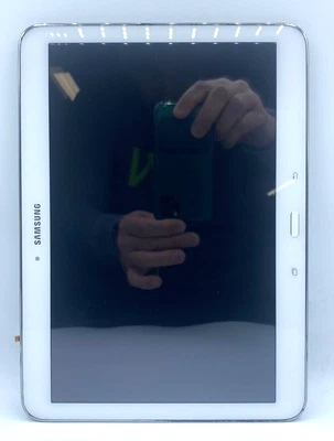 ORIGINALE Display LCD + touch screen Samsung Tab 4 bianco T530 LTL101AL06-107 - Immagine 1 di 2