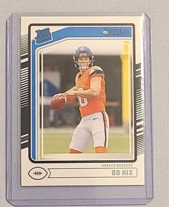 Bo Nix Rated Rookie RC 2024 Donruss Football Card #369 Denver Broncos - Picture 1 of 2