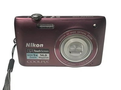 Nikon COOLPIX S4100 digital camera 14.0 MP /5X Zoom (plum) TESTED - Image 1 of 4