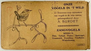SV028_002 Stereoviews Set of 12 Collection of Our Birds by Adolphe Burdet, - Picture 1 of 3