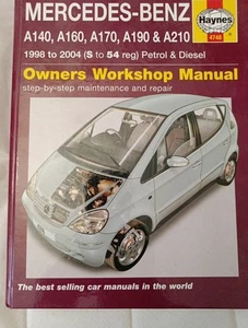 Mercedes-Benz A140, A160, A170, A190 & A210 Haynes Manual 1998 to 2004 New - Picture 1 of 2