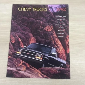 1992 Chevy Chevrolet Trucks Verkaufsprospekt volle Größe Suburban Blazer S-10 Astro - Bild 1 von 3