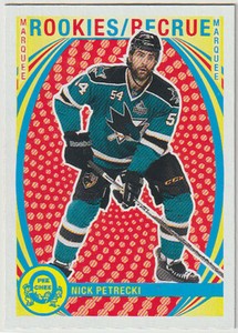 2013-14 OPC Retro Nick Petrecki Rookie Card #524 San Jose Sharks
