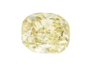 Loose Natural Cushion Cut Color Diamond 0.76 Cts Certified Fancy Yellow SI1 GIA - Picture 1 of 8