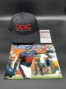 LANCE BRIGGS SIGNED 8X10 Autograph CHICAGO BEARS JSA COA Lot438 - Picture 1 of 3