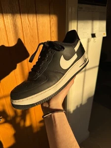 Nike x Supreme x Comme des Garçons (CDG) Air Force 1 Low Black (2018) - UK 9 - Picture 1 of 16