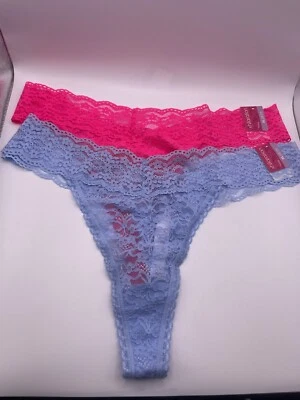 New Old Stock 2017 Xhilaration Bikini Lace Panties XL Thong (15-17) - Image 1 of 4