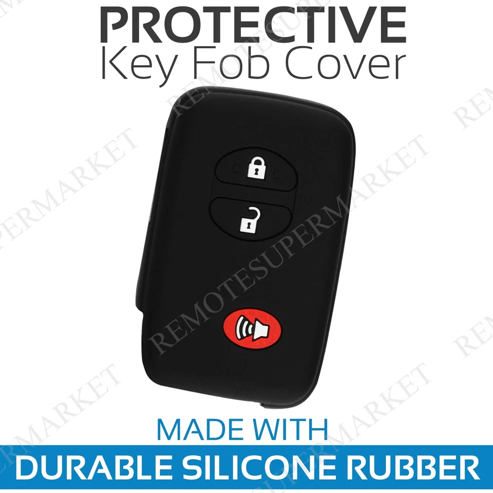 Key Fob Cover For 2007 2008 2009 2010 2011 2012 Toyota Avalon Remote Case Skin - Image 1 of 1