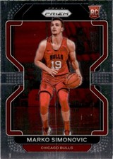 2021 Panini Prizm Basketball Card Marko Simonovic #166