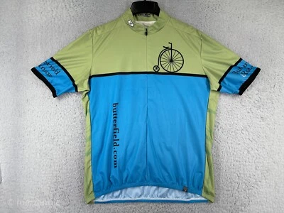 Camiseta deportiva de ciclismo Sugoi para hombre 2XL XXL verde azul manga corta bolsillos traseros Canadá Foto 1 de 4